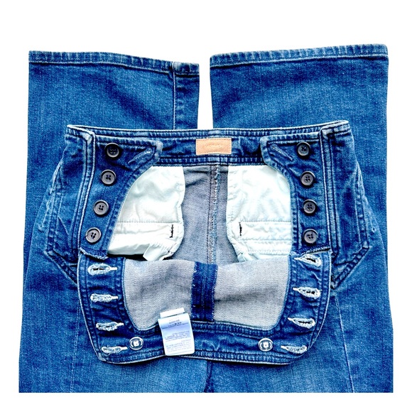 Mother Women’s ‘The Sailor Tripper’ Flared Jeans. Medium/Dark Blue. Size 25 - Picture 8 of 12